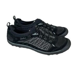 Skechers Black Air Cooled Slip On Sneakers Size 7.5